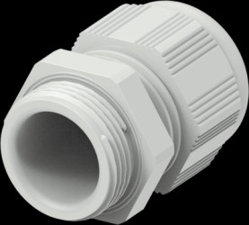 Cable gland, M25, Clamping range 9 to 13 mm, IP68, light gray, 1SNG601076R0000