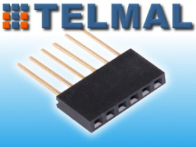Listwa goldpin długa pasuje do shiel arduino 1x6