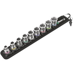 Wera 05003970001 Belt B 1 Zyklop In-Hex HF Bit-Socket Set 3/8&quot; 9pc