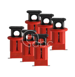 Blokada wyłączników nadprądowych LOTO Pin-Out Wide (6 szt.), 090851