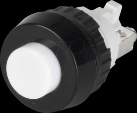 1.10.001.001/0205 Button, NO, 250 V, 0.7 A, Ø 15.2 mm, white