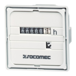 Licznik godzin 230 V DC Socomec mechaniczny 6-cyfrowy Licznik