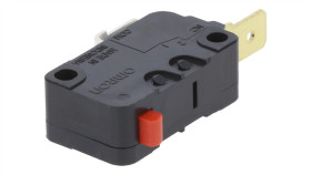 Mikroprzełącznik Snap Action Bez Dźwigni Spst-Nc 16A/250Vac D3v162c5