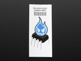 Adafruit Sparky the Magic Blue Smoke Monster - Sticker