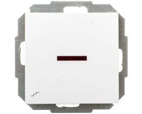 Sentia Łącznik schodowy 10A z podświetleniem biały 1425-10