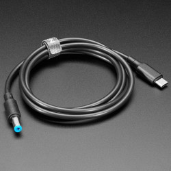12V 5A USB-C 3.1 PD to 5.5mm Barrel Jack Cable - 1.2m with E-Mark