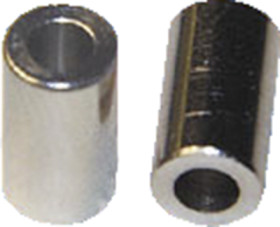 Round spacer sleeve, without thread, M5, 5 mm, brass, AR-MS-10-5305
