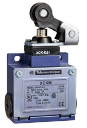 Wyłącznik krańcowy 1R 1Z migowy metal dźwignia z rolką XCKM121