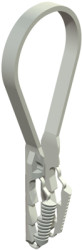 Cable clamp, max. bundle Ø 13 mm, PA, light gray, (L x W) 52 x 6 mm, 2148803