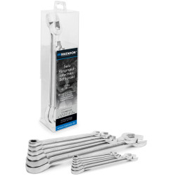 Matador 01839120 Ratcheting Crowfoot Wrench Set 12Piece 8-19mm High Torque