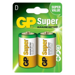 2 x bateria alkaliczna GP Super Alkaline LR20 / D