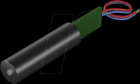70103199 Dot laser module, green, 532 nm, 3 VDC, 12x60 mm, class 3R