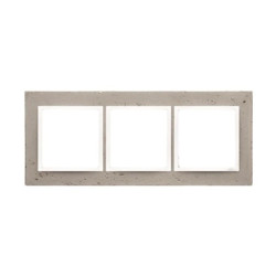 Simon 54 Nature Ramka potrójna beton - AL BETONE DRN3/91