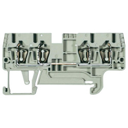 Wieland 56.703.5155.0 fasis Duo Feed-through DIN Block WKFN 2,5 D2/2/35 32A Grey