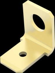 Faston plug, 6.35 x 0.81 mm, uninsulated, angled, 141879-1