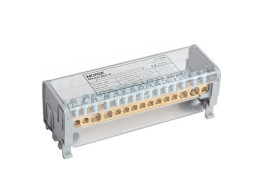 Blok dystrybucyjno-rozdzielczy MOBLOCK 2P 1000V 125A -15 2x35 + 2x25 + 11x6mm² TS35 MAB2126A18
