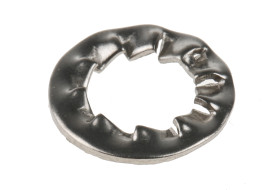 Podkładka wstrząsoodporna do śruby M8, zębata wew 8.40mm Stal nierdzewna zew 15.0mm A4 316