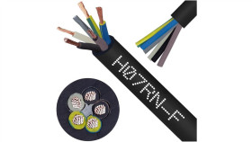 Przewód W Gumie H07rn-F / Onpd 5X10 450/750V Elektrokabel /100M/