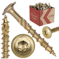 Wkręty ciesielskie z łbem podkładkowym i gniazdem WKCP TX 6,0x50 Wkręt-met /100szt/