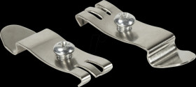 MP0049 DIN-Rail mounting brackets, stainless steel, 2pcs.