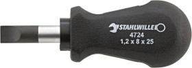 Wkrętak płaski Stahlwille 4724 3 1,2X8,0X 25 VERGASERSCHRAUBENDREHER 47241080