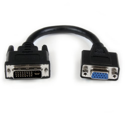 8in DVI to VGA Cable Adapter - M/F