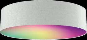 404120 Smart light, tint, Malea ceiling light, grey, 40 cm, RGBW