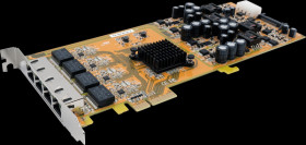 EX-6074PoE-2 Network card, PCI Express, Gigabit Ethernet, 4x RJ45