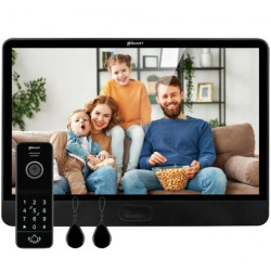 Zestaw wideodomofonowy z monitorem 8cali @Smart M8TB-WIFI_S1BH-NRC + breloki