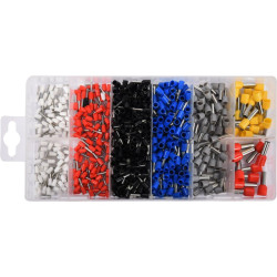 Zestaw końcówek i konektorów kablowych w 8 rozmiarach YT-06895