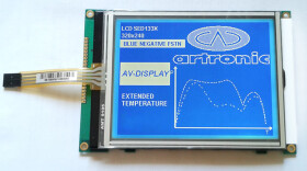 LCD-AG-320240A-BIW LED TP W/B-E6