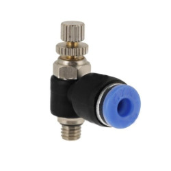 SL4-M5x1 - 4mm Adjustable PTFE Bowden Connector - Pneumatic Tip