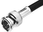 BNC plug 75 Ω, AT&amp;T 734A, crimp connection, straight, 5413589-7