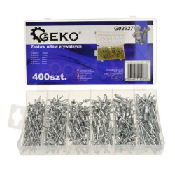 Zestaw nitów zrywalnych 400szt