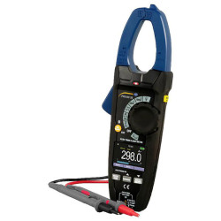 PCE Instruments PCE-DC 25 Clamp Meter 1000A AC/DC Bluetooth LED Lamp