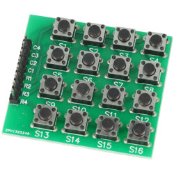 Moduł klawiatury matrycowej 4x4-bit 16 przycisków
