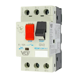 Wyłącznik silnikowy GV2 6,0-10A 3P 6kV 230/400V VCX