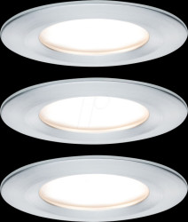 93462 Nova Coin recessed light, 6 W, 2700 K, rigid, round, set of 3