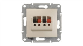 Sedna Gniazdo Głośnikowe Podwójne Satynowe Sdn5400168