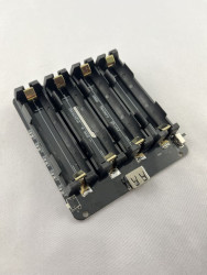 MODUŁ ARDUINO BATTERY SHIELD 4x18650 USB USB-C MICRO 3V3 5V Z ŁADOWANIEM (BMS-70104)