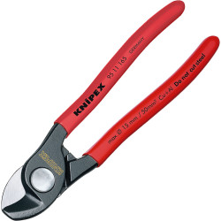 Knipex 95 11 165 Cable Shears Plastic Coated Handles 165mm