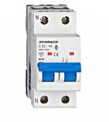 Wyłącznik instalacyjny 6kA, C 32A, 1+N Seria AMPARO