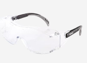 Okulary ochronne Riley Okulary ochronne Czarny, przezroczysty Hook & Loop