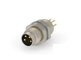 Złącza okrągłe 4-pinowe M8, panelowe Wtyczka TE Connectivity