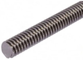 Śruba pociągowa, 14mm Shaft Diam. , 1000mm Shaft Length RS PRO