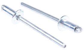 Nit średnica 4mm Stal, jednostronnie zamknięty średnica otworu 4.2mm długość 8.5mm