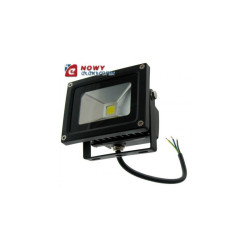 Halogen LED 10W BLACK WCC biały ciepły reflektor/naświetlacz