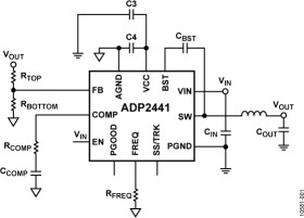 36 V,1 A, Synchronous, Step-Down DC-DC Regulator