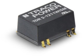 DC converter, 9-36 VDC, 2 W, 2 outputs, ±15 VDC, 81 % efficiency, TDR 2-2423WISM
