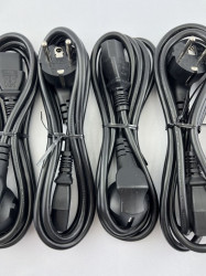 KABEL ZASILAJĄCY 1,80m H05VV-F 3G0.75mm² KĄTOWY-PROSTY (KABPC18KT-PR)